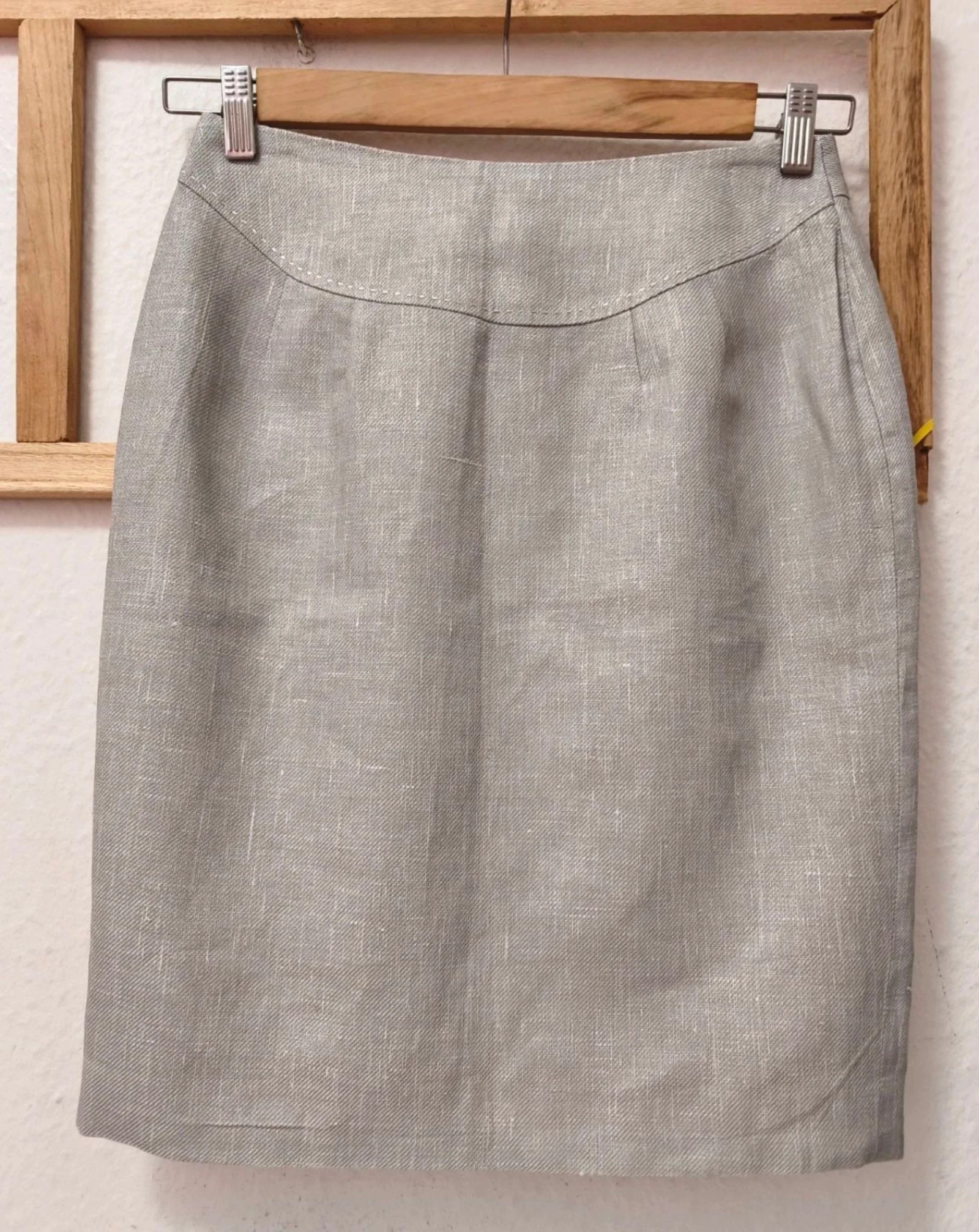 Falda recta lino Yera talla 38